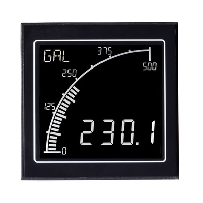 Trumeter APM LCD Digital Panel Multi-Function Meter for Current, Voltage, 68mm x 68mm