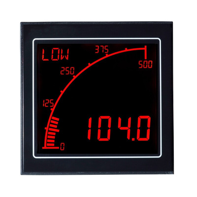 Trumeter APM LCD Digital Panel Multi-Function Meter for Current, Voltage, 68mm x 68mm
