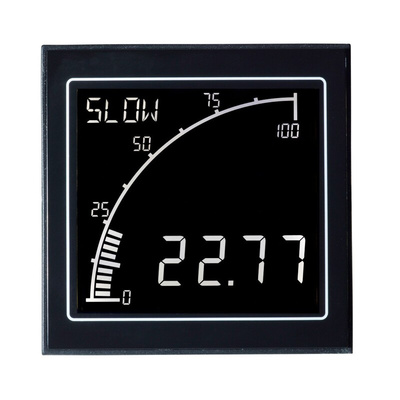 Trumeter APM LCD Digital Panel Multi-Function Meter for Current, Voltage, 68mm x 68mm