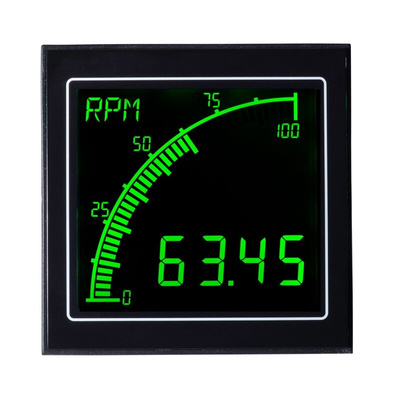 Trumeter APM LCD Digital Panel Multi-Function Meter for Current, Voltage, 68mm x 68mm