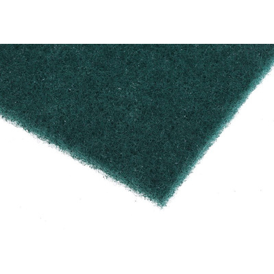 RS PRO Green Scourer 228mm x 152mm x 7mm, for Industrial Cleaning Use