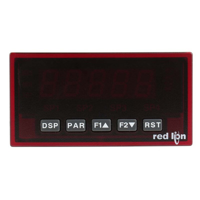 Red Lion PAX LED Digital Panel Multi-Function Meter, 45mm x 92mm
