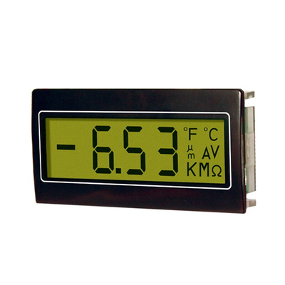 Trumeter LCD Digital Panel Multi-Function Meter for Voltage, 68mm x 33mm