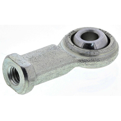 RS PRO M5 x 0.8 Female Steel Rod End, 5mm Bore, 35mm Long, Metric Thread Standard, Female Connection Gender