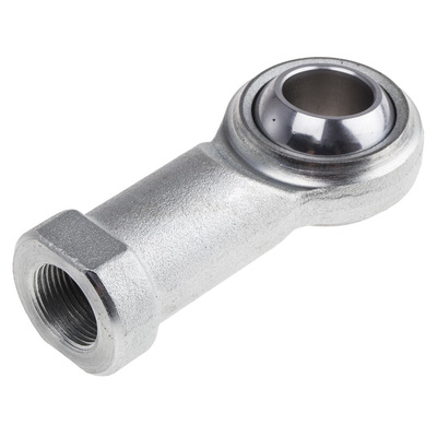 RS PRO M22 x 1.5 Female Steel Rod End, 22mm Bore, 109mm Long, Metric Thread Standard, Female Connection Gender