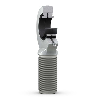 SKF M30 x 2 Male Steel Rod End, 30mm Bore, 75mm Long, Metric Thread Standard