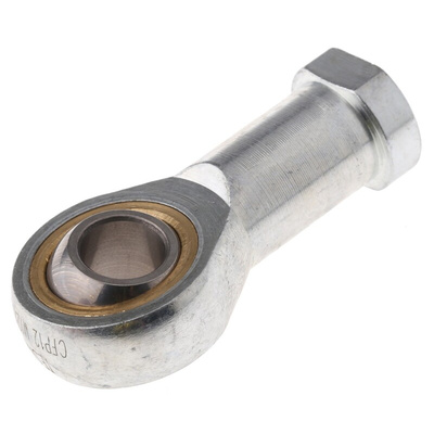 SMC M12 x 1.25 Female Steel Rod End, 12mm Bore, Metric Thread Standard, Female Connection Gender