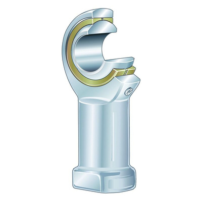 INA M20 x 1.5 Female Steel Rod End, 20mm Bore, 102mm Long, Metric Thread Standard
