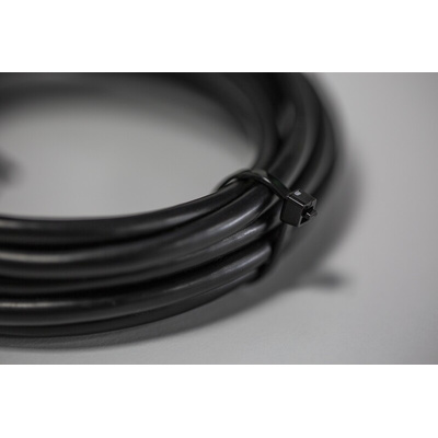RS PRO Cable Tie, 100mm x 2.5 mm, Black Nylon, Pk-1000