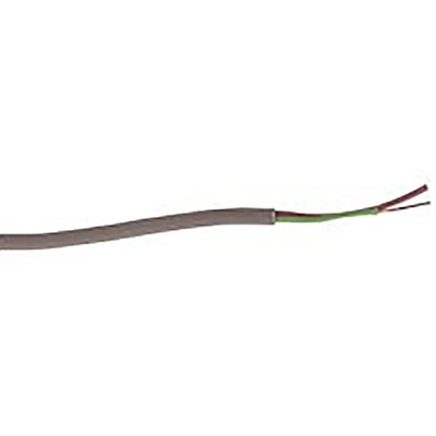 Belden 2 Core Line level Low Voltage signal Cable, 0.35 mm² CSA, 4.27mm od, 152m, Grey