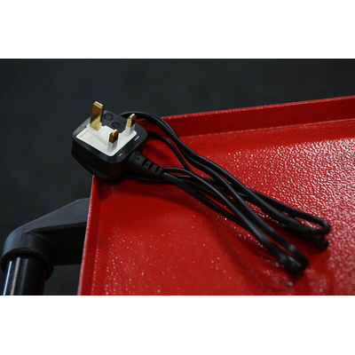 RS PRO IEC C7 Socket to Type G UK Plug Power Cord, 1.5m