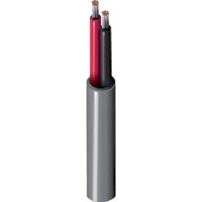 Belden 2 Core, 0.5 mm² CSA, 4.57mm od, 304m, Chrome