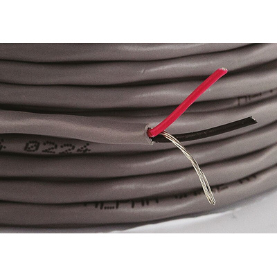 Alpha Wire Audio & Control Cable, 0.32 mm² CSA, 3.45mm od, 30.5m, Grey
