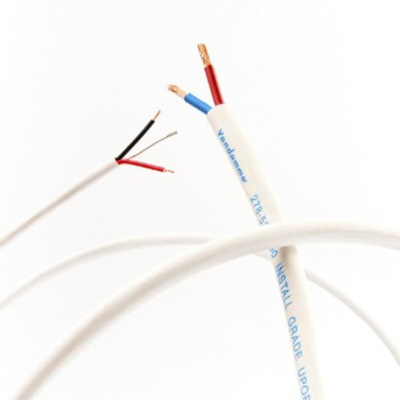 Van Damme Screened Line level Low Voltage signal Cable, 0.22 mm² CSA, 3.9mm od, 100m, White
