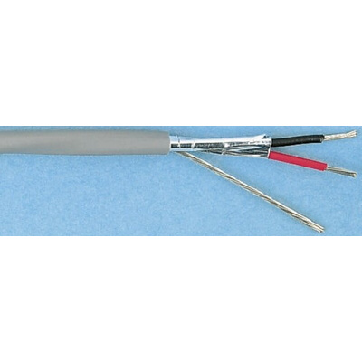 Alpha Wire Audio & Control Cable, 0.32 mm² CSA, 3.45mm od, 30.5m, Grey