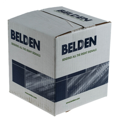Belden Screened 2 Core Line Level, Low Voltage Signal Cable, 0.51 mm² CSA, 5.18mm od, 76m, Chrome