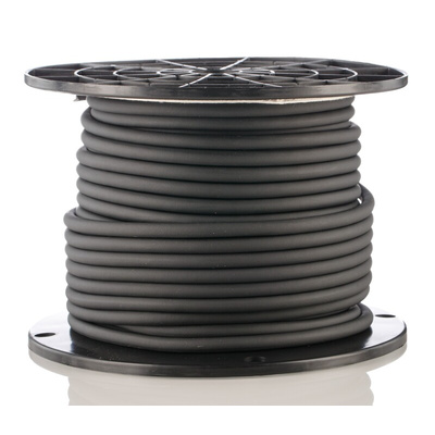 Belden Screened 4 Core Microphone Cable, 0.2 mm² CSA, 6.22mm od, 30m, Black