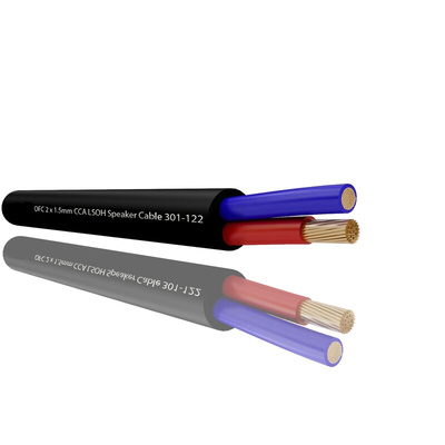 RS PRO 2 Core, 1.5 mm² CSA, 7.3mm od, 100m, Black