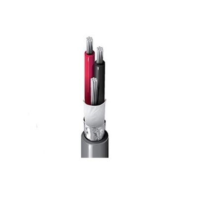 Belden Screened 2 Core Line level Low Voltage signal Cable, 0.33 mm² CSA, 3.51mm od, 30m, Black