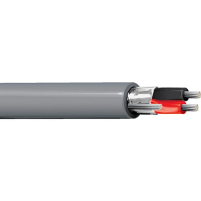 Belden Screened 2 Core Line level Low Voltage signal Cable, 0.33 mm² CSA, 3.51mm od, 30m, Black