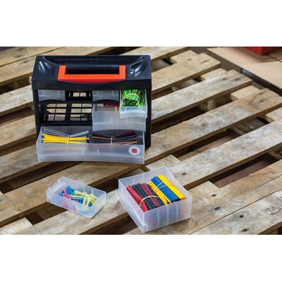 RS PRO Adhesive Lined Heat Shrink Tubing, Assorted Set Sleeve Dia. x Set Length 2:1, 3:1 Ratio