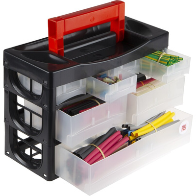 RS PRO Adhesive Lined Heat Shrink Tubing, Assorted Set Sleeve Dia. x Set Length 2:1, 3:1 Ratio