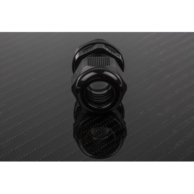 RS PRO Black Nylon Cable Gland, M20 Thread, 10mm Min, 14mm Max, IP68