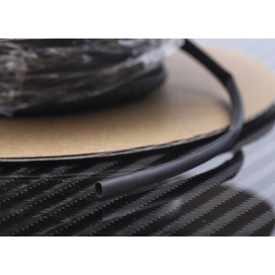 RS PRO Heat Shrink Tubing, Black 3mm Sleeve Dia. x 10m Length 3:1 Ratio
