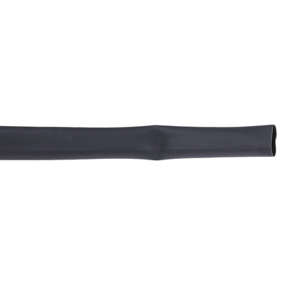 RS PRO Heat Shrink Tubing, Black 6mm Sleeve Dia. x 7m Length 3:1 Ratio