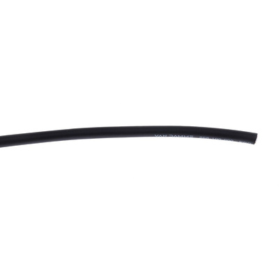 Van Damme Screened 2 Core Microphone Cable, 3.6mm od, 100m, Black