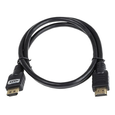 RS PRO Male HDMI to Male HDMI Cable, 1m