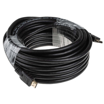 RS PRO Male HDMI to Male HDMI Cable, 10m