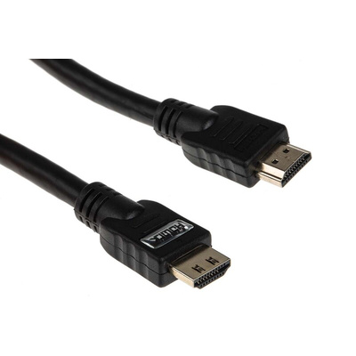 RS PRO Male HDMI to Male HDMI Cable, 10m