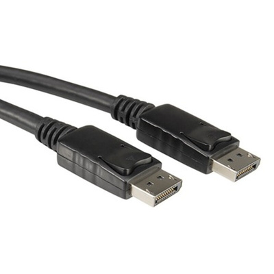 Roline Male DisplayPort to Male DisplayPort, PVC Cable, 1m