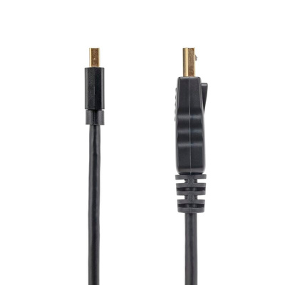 StarTech.com Male Mini DisplayPort to Male DisplayPort, PVC  Cable, 4K @ 60 Hz, 1.8m