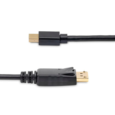 StarTech.com Male Mini DisplayPort to Male DisplayPort, PVC  Cable, 4K @ 60 Hz, 1.8m