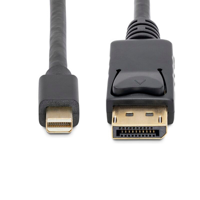 StarTech.com Male Mini DisplayPort to Male DisplayPort, PVC  Cable, 4K @ 60 Hz, 1.8m