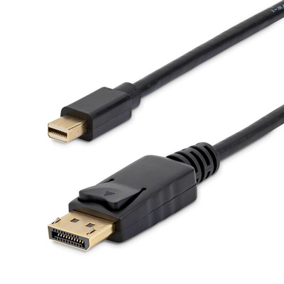 StarTech.com Male Mini DisplayPort to Male DisplayPort, PVC  Cable, 4K @ 60 Hz, 1.8m
