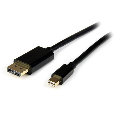 StarTech.com Male Mini DisplayPort to Male DisplayPort, PVC  Cable, 4K @ 60 Hz, 4m