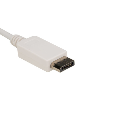 RS PRO Male DisplayPort to Female HDMI, PVC  Cable, 150mm