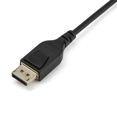 StarTech.com Male DisplayPort to Male DisplayPort, PVC  Cable, 8K @ 60 Hz, 2m