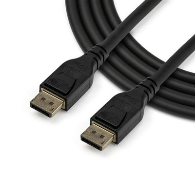 StarTech.com Male DisplayPort to Male DisplayPort, PVC  Cable, 8K @ 60 Hz, 5m