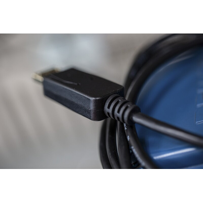 RS PRO Male DisplayPort to Male HDMI, PVC  Cable, 1080p, 2m