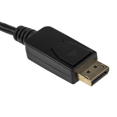 RS PRO Male DisplayPort to Male HDMI, PVC  Cable, 1080p, 2m
