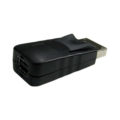 RS PRO Male DisplayPort to Female Mini DisplayPort  Cable, 36.5mm