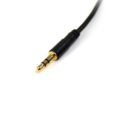 StarTech.com Male 3.5mm Stereo Jack to Male 3.5mm Stereo Jack Aux Cable, Black, 4.6m
