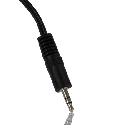 StarTech.com Male 3.5mm Stereo Jack to Female RCA x 2 Aux Cable, Black, 150mm