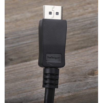 StarTech.com Male DisplayPort to Female DisplayPort, PVC  Cable, 4K @ 60 Hz, 1m