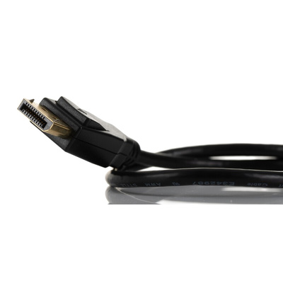 RS PRO Male DisplayPort to Male DisplayPort, PVC  Cable, 8K @ 60Hz