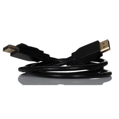 RS PRO Male DisplayPort to Male DisplayPort Cable, 8K, 1m